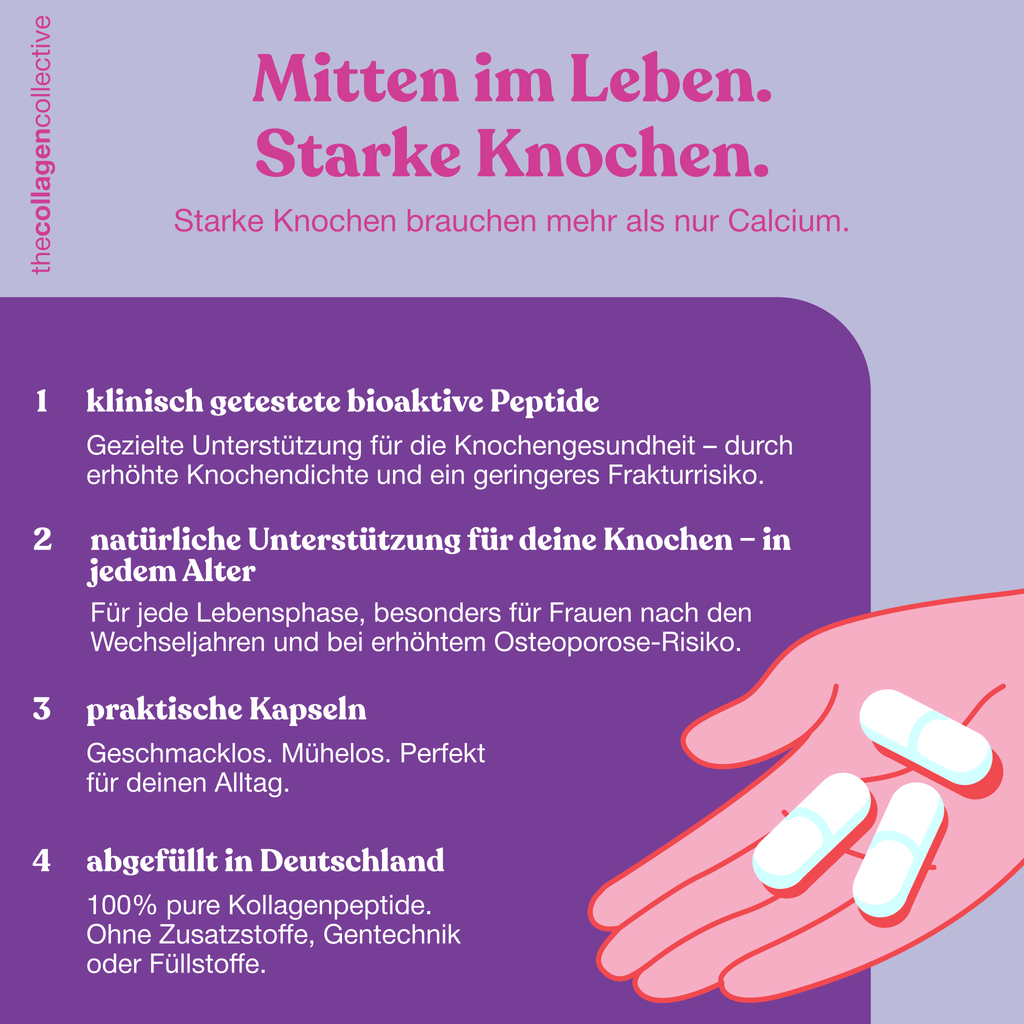 Kollagen Kapseln für Knochen