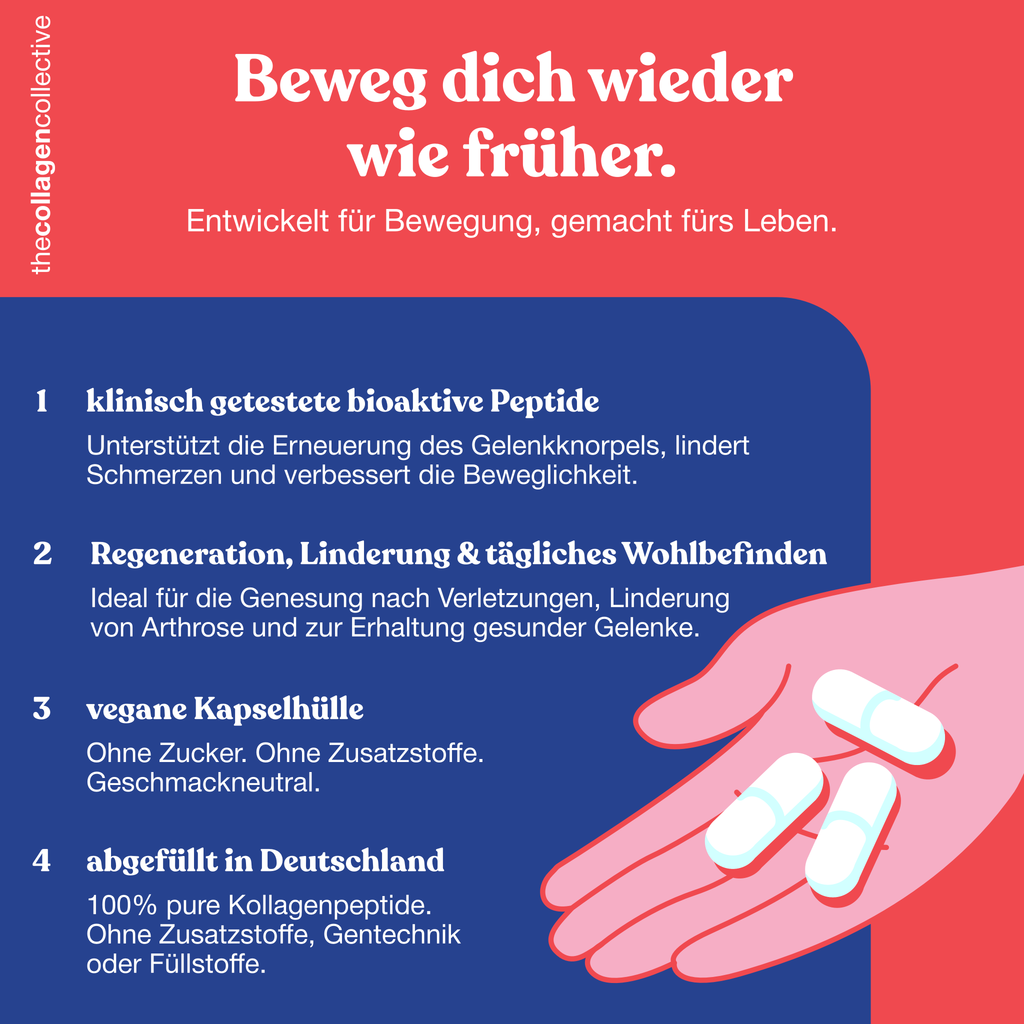 3 x Kollagen Kapseln für Gelenke