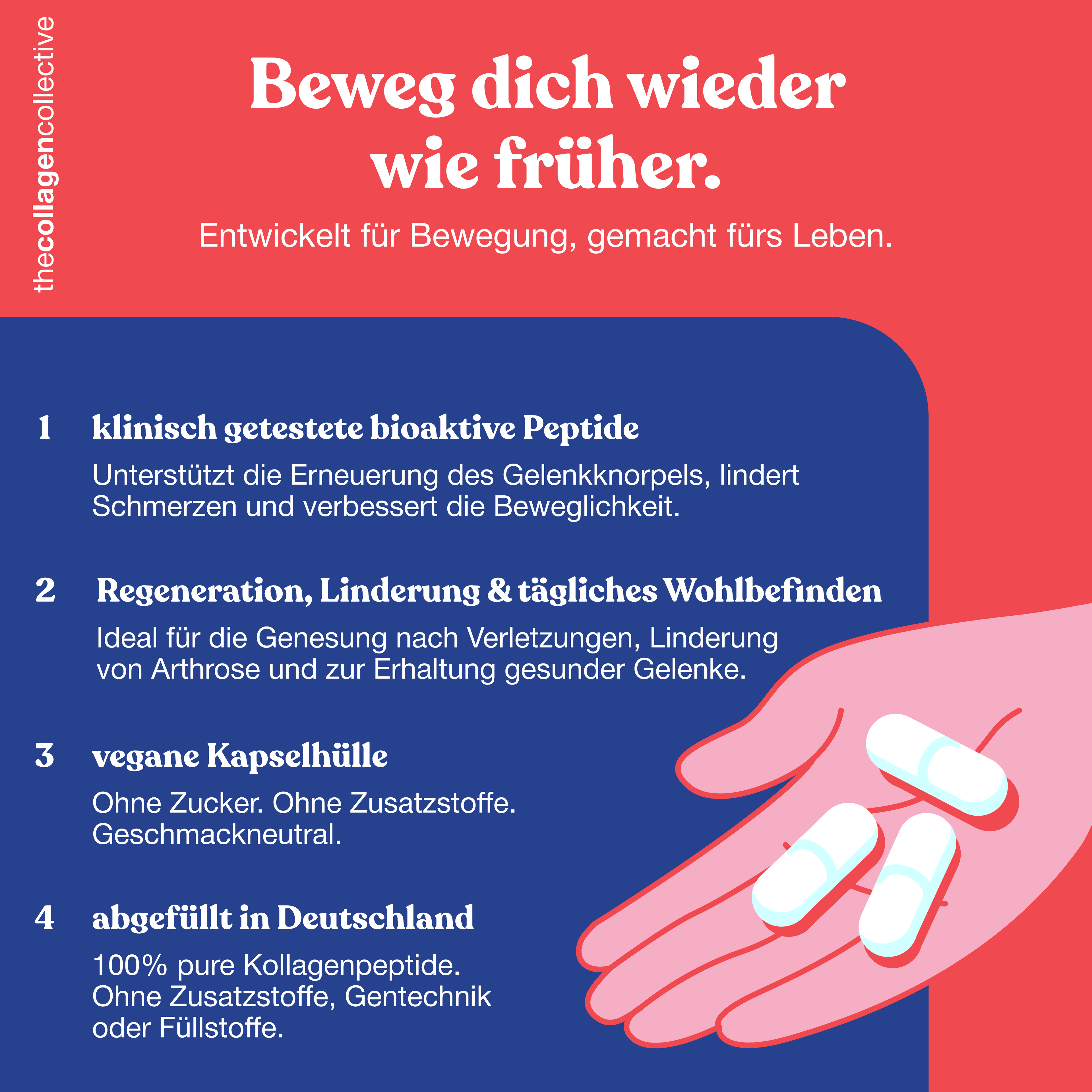 6 x Kollagen Kapseln für Gelenke