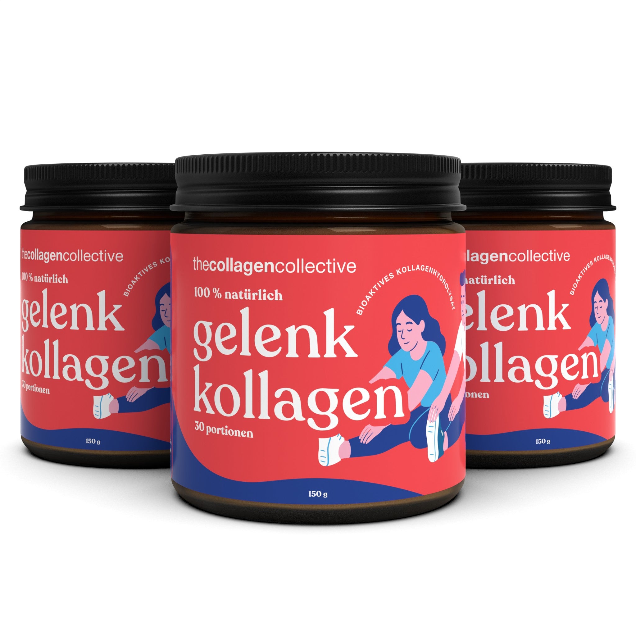 3 x Gelenk Kollagen Pulver