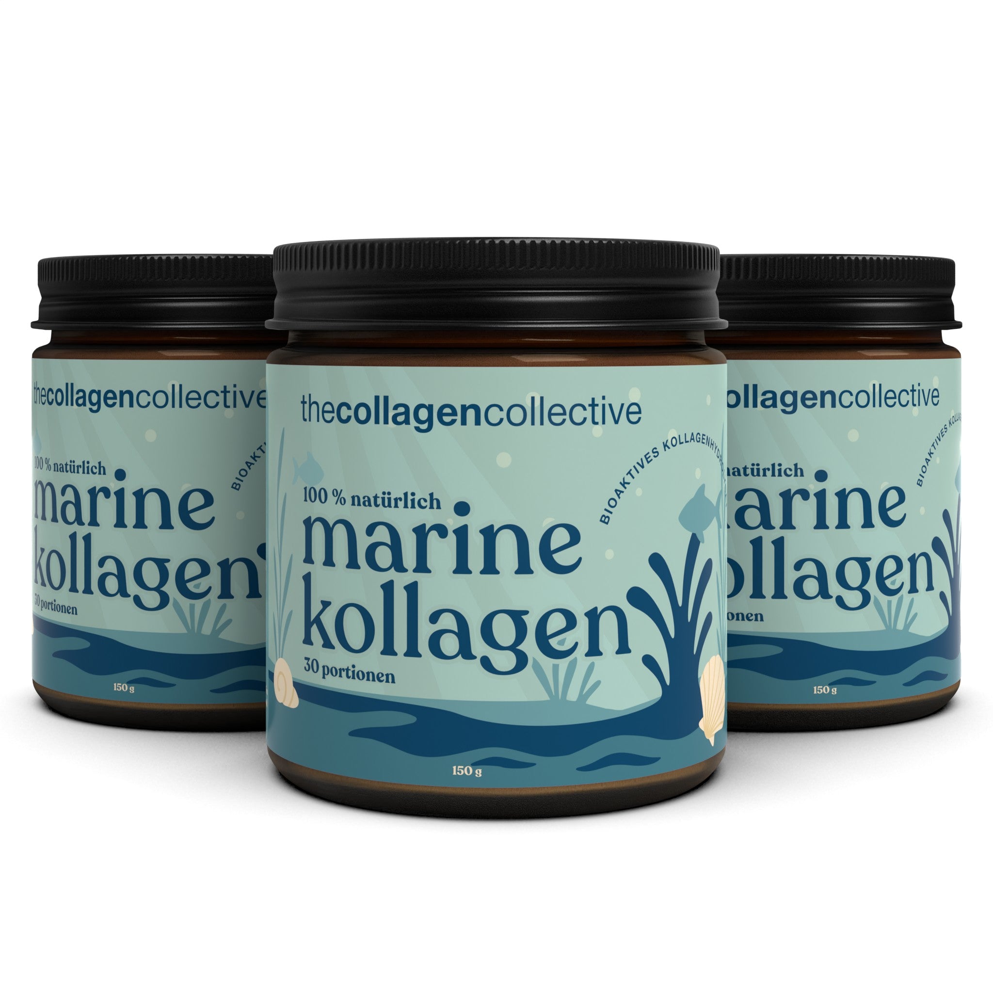 3 x Marine Kollagen Pulver