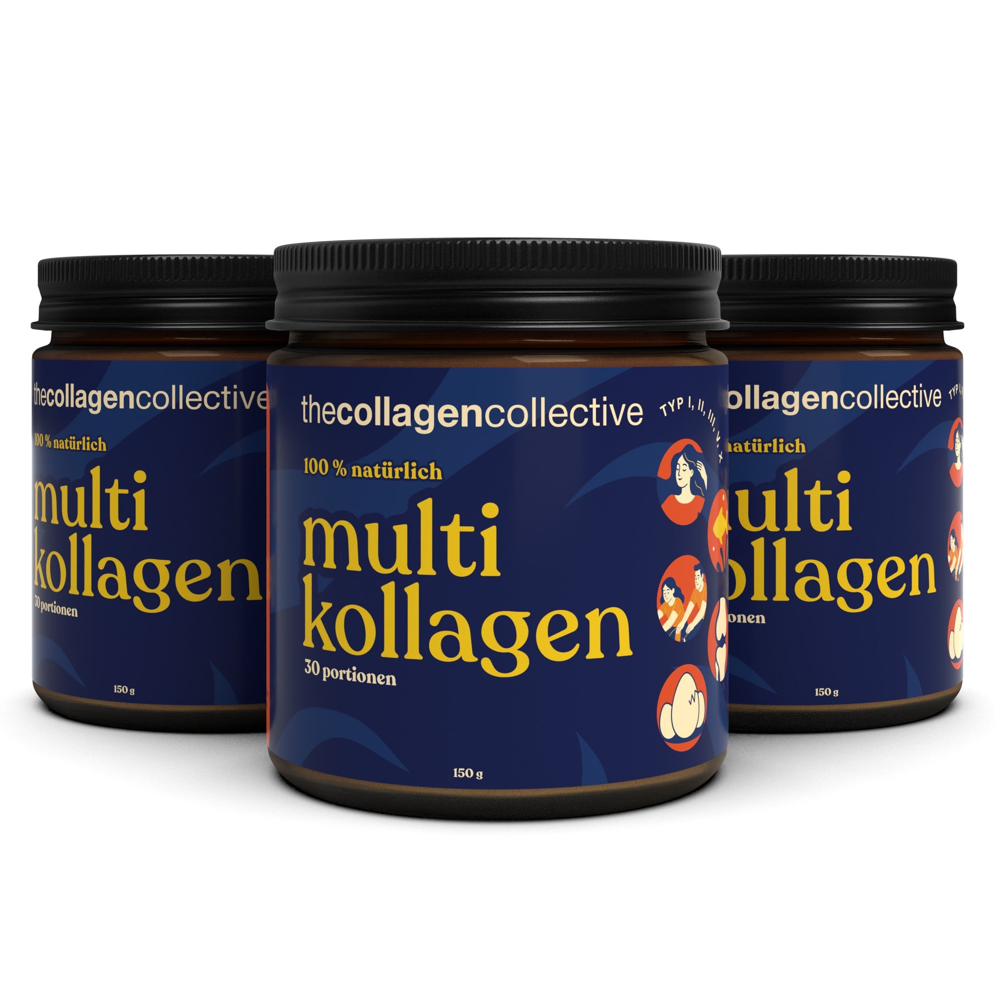 3 x Multi Kollagen Pulver