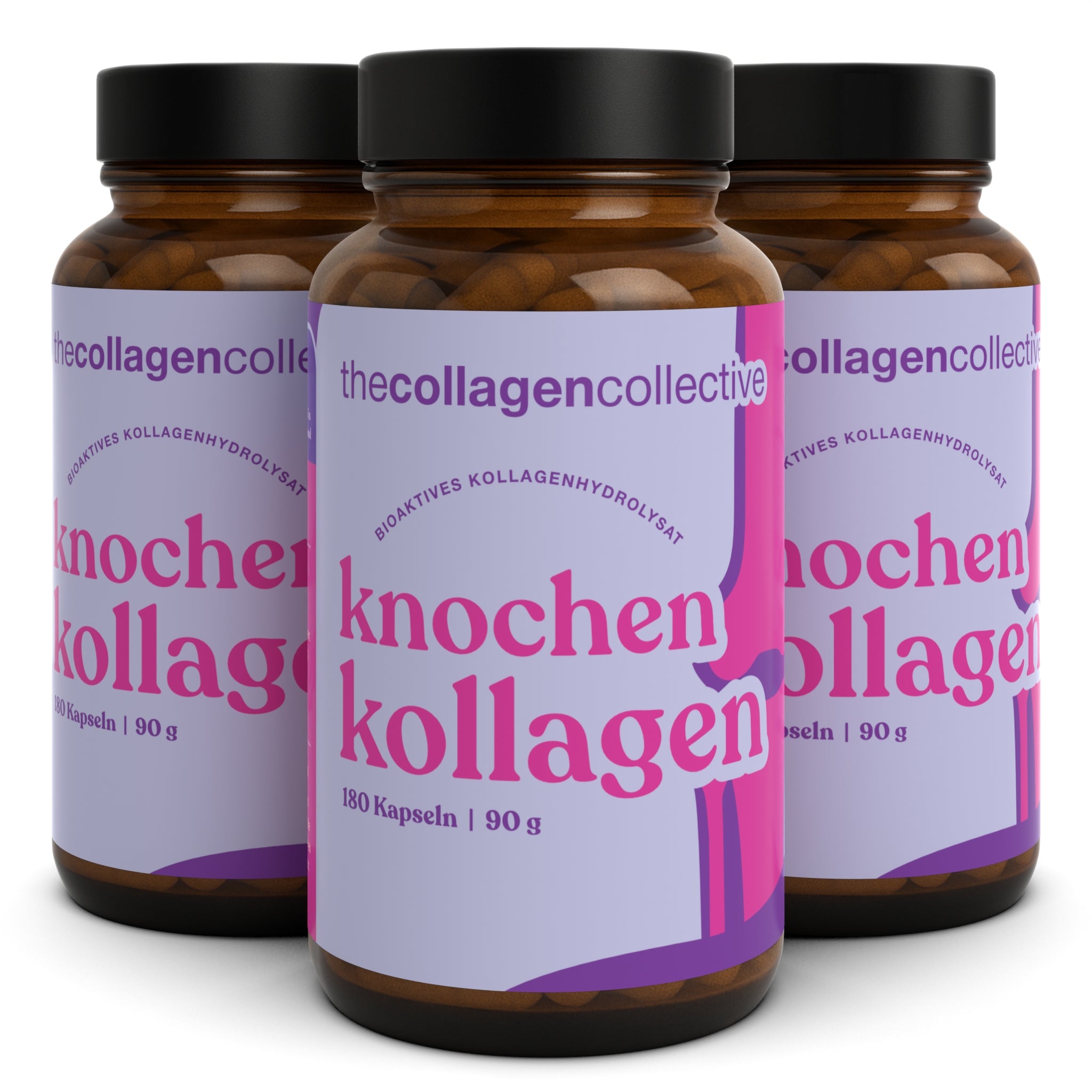 3 x Knochen Kollagen Kapseln