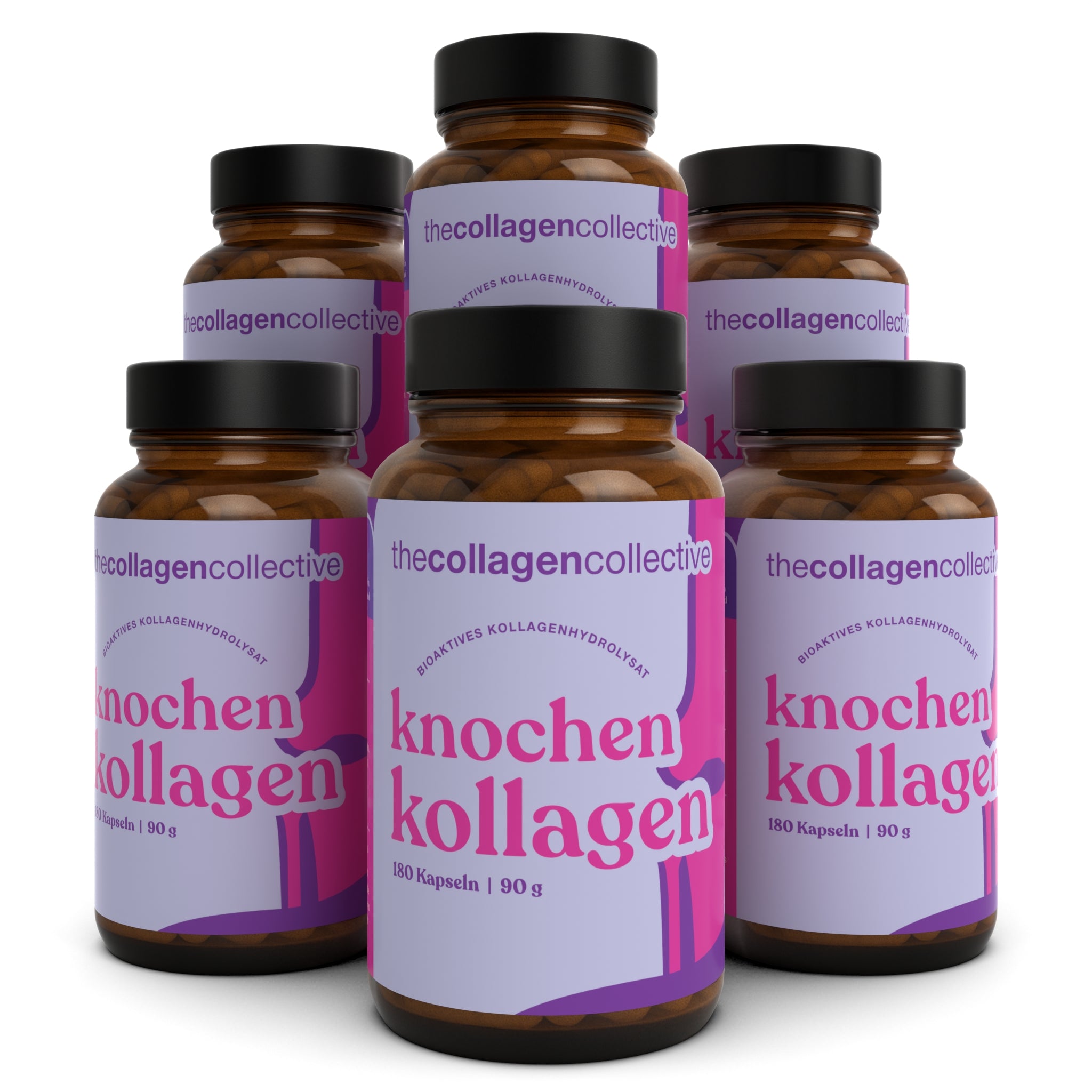 6 x Knochen Kollagen Kapseln